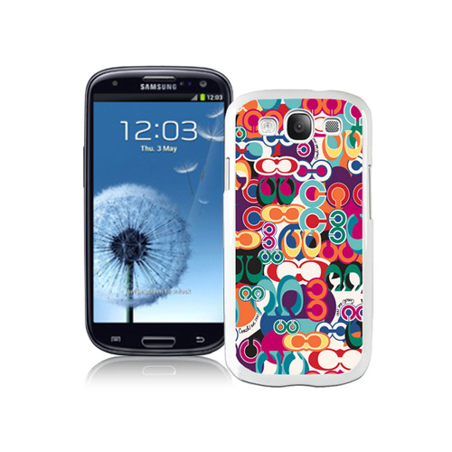 Coach Fashion Monogram Multicolor Samsung Galaxy S3 9300 CAS